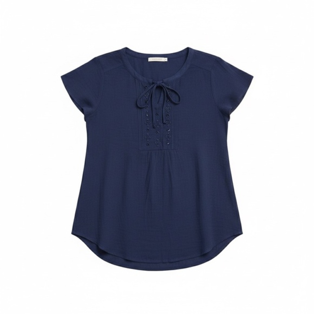 Liz Claiborne Women’s Studded Blue Blouse – Size Small